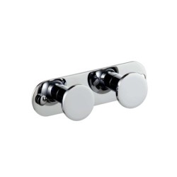 PERCHA DOBLE CROMO